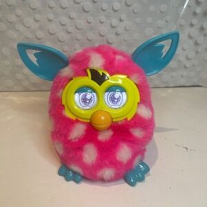Furby Boom Pink Polka Dots interactive plush toy